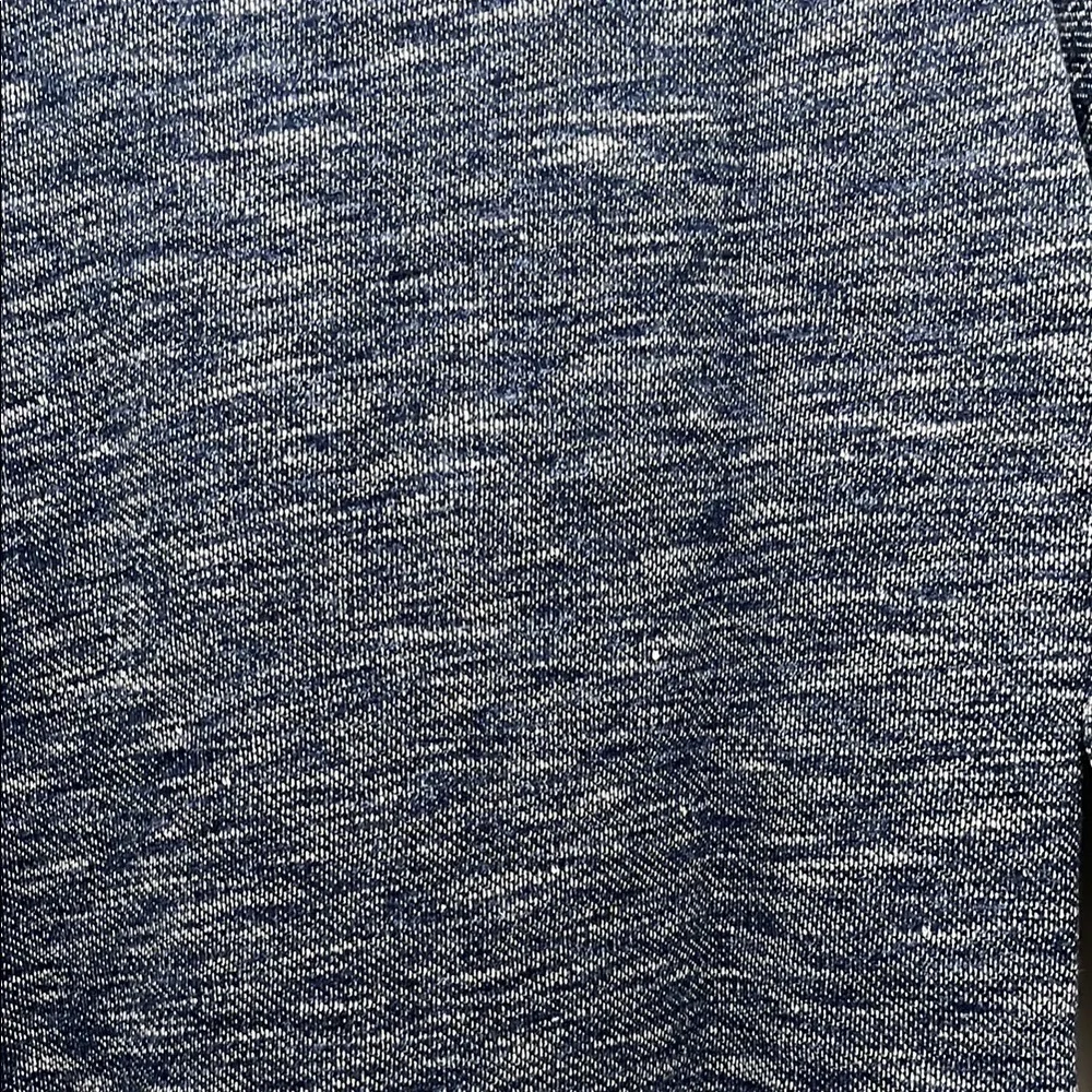 NWT J. Crew Blue and White Heathered Knit Sweater with Embellishments - Sz Small